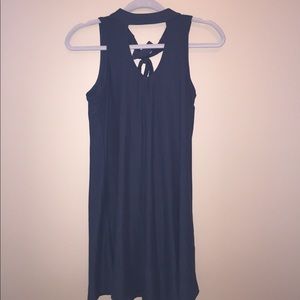 Dark blue dress